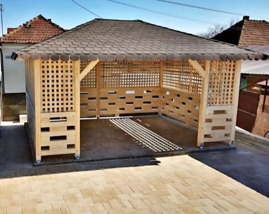Vând și facem foișoare terase și magazie de depozitare și alte modele