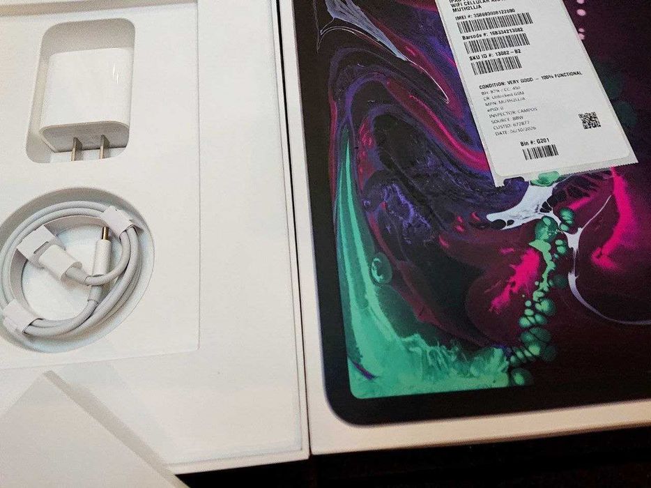 Apple Ipad Pro 11, 1st gen, 2018, 512gb, Wi-Fi + Sim karta.