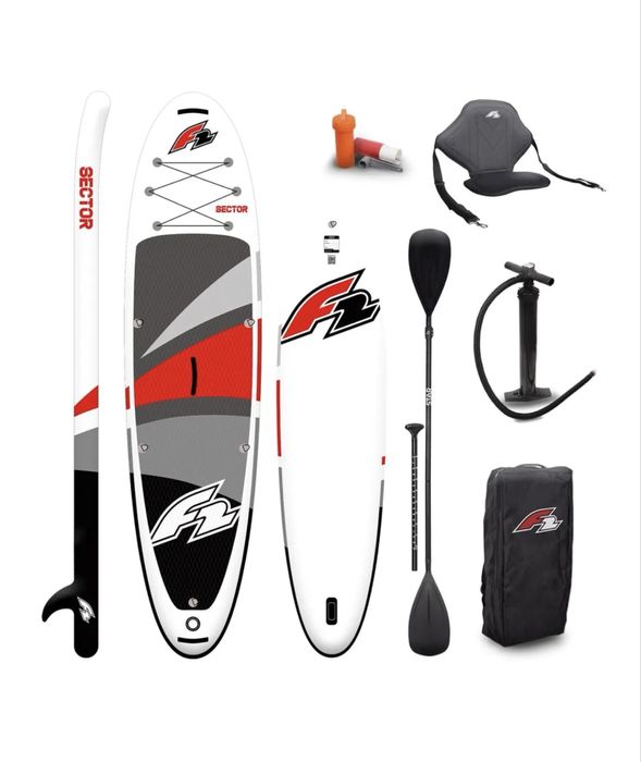 Sup -board F2 SUP Stand Up Paddle Board NOU F2 Sector Limited Edition 12'2'' 372 x 85 x 15 cm  Red 2