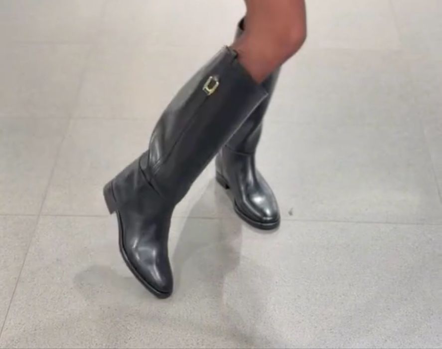 Кожени Ботуши ZARA