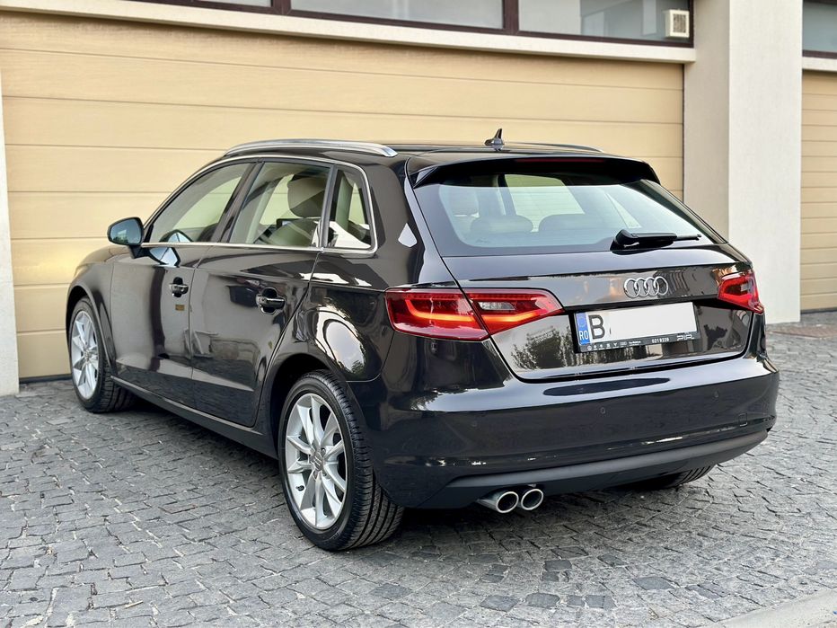 Audi A3 1.4 TFSI 122CP Cutie Automata S Tronic Piele Xenon Navi Sportback Accept Variante Auto