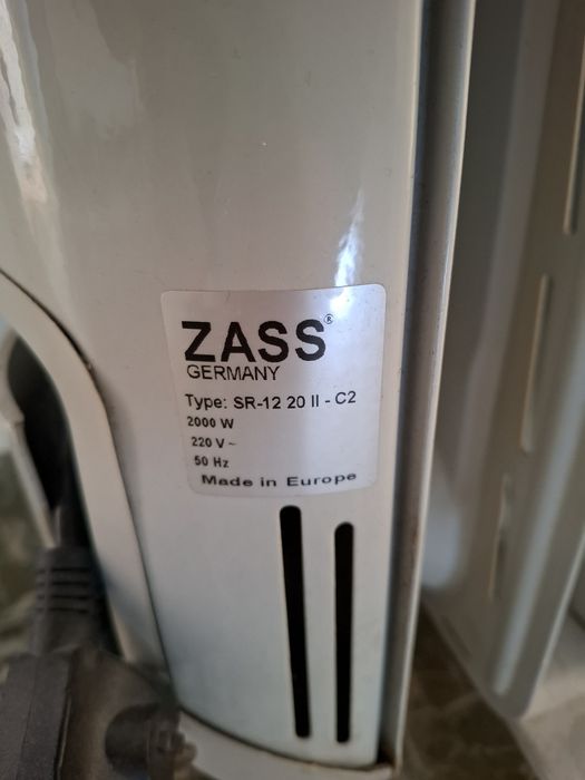 Calorifer electric ZASS Germany