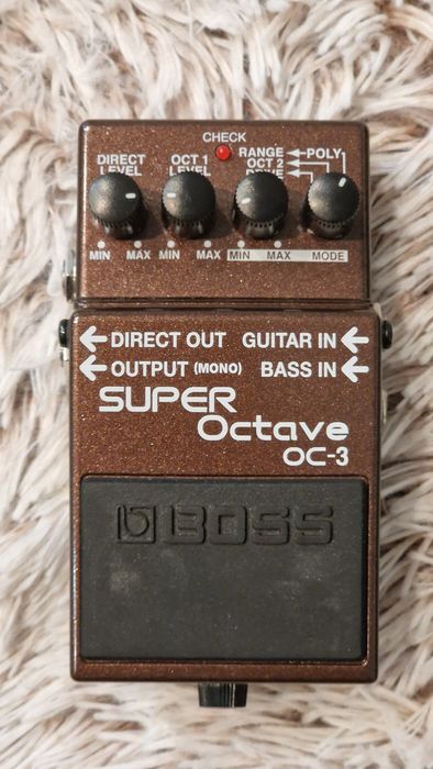 Boss OC-3 Super Octave - Pedală Octaver Polifonic - Stare Excelentă