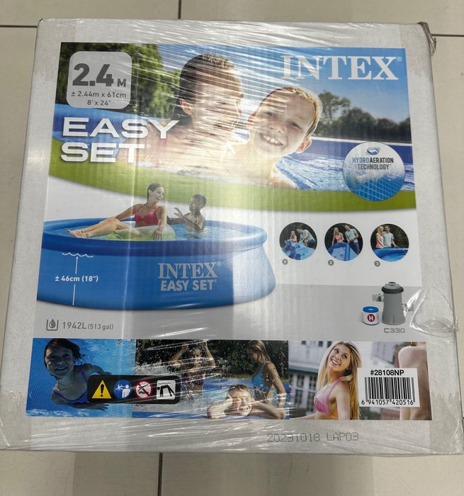 INTEX easy set басейн 2.4м