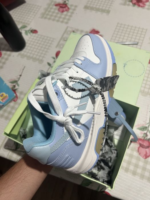 Adidasi Off-White Out Of Office Lace-Up Sneakers