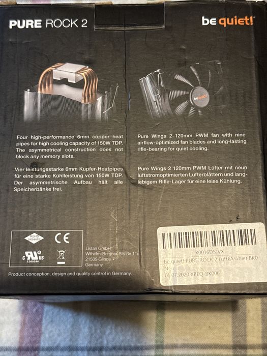 Cooler Cpu be Quiet Pure Rock 2 in stare buna