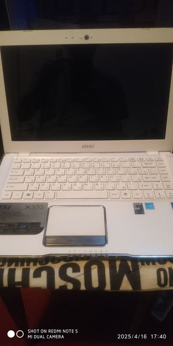 Срочно!!!Нетбук MSI X370 рабочий.