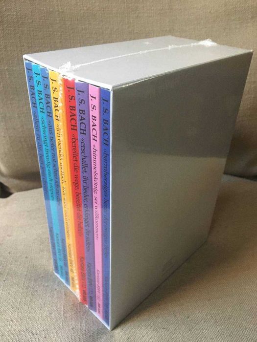Луксозно издание, 9 бр. DVD с кантати на Й. С. Бах + антология, ново