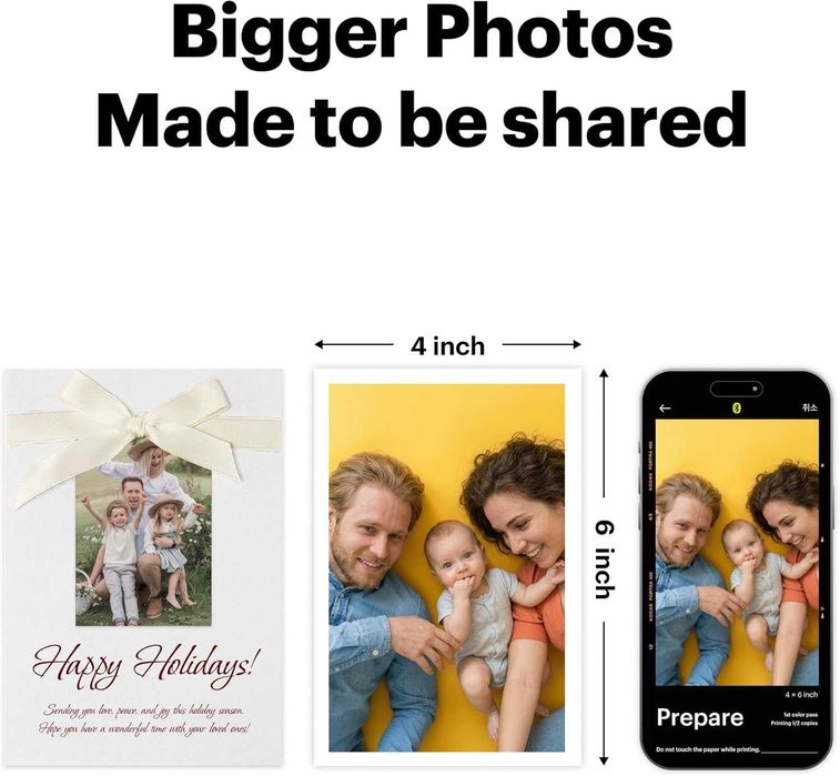 Фотопринтер KODAK Dock Plus 4x6 за телефон