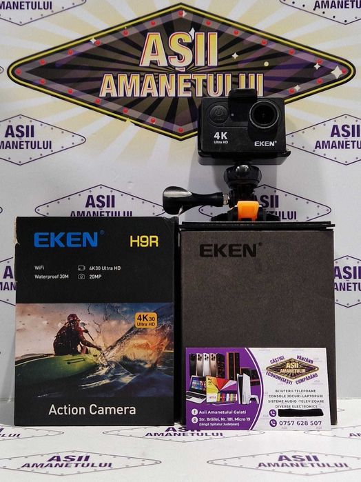 Camera Kodak Model PIXPRO SP360 si Camera EKEN H9R 4K Ultra HD Wi-Fi