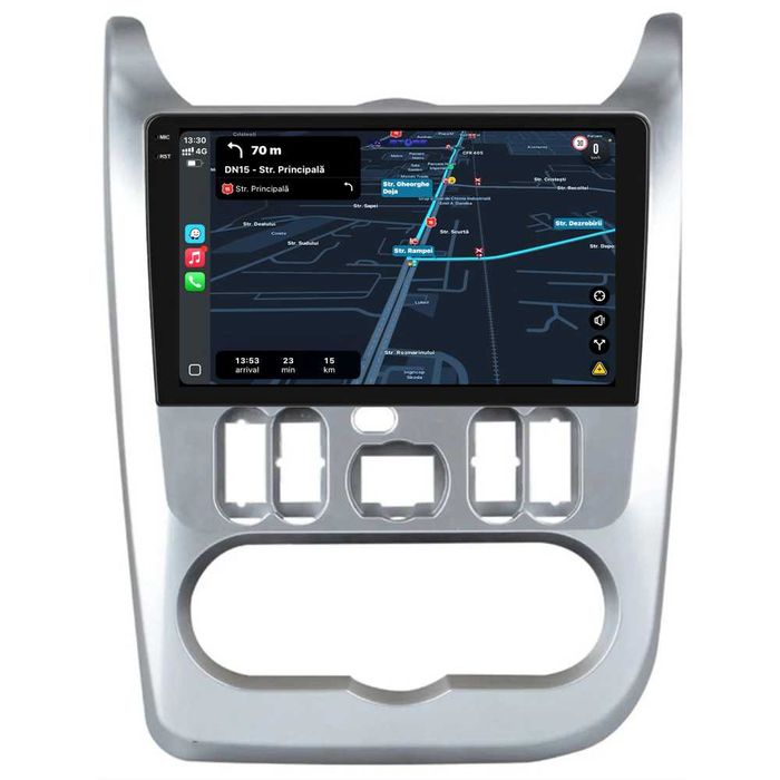 Navigatie Dedicata Dacia Logan/Sandero/Duster 9Inch, BT, Wi-Fi Carplay