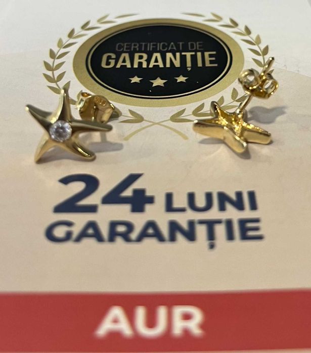 Cercei din aur (AG32 B27842.4) 2 ANI GARANTIE!