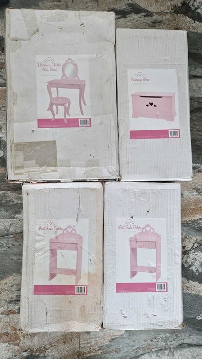 Set MDF Mobila roz pt copii