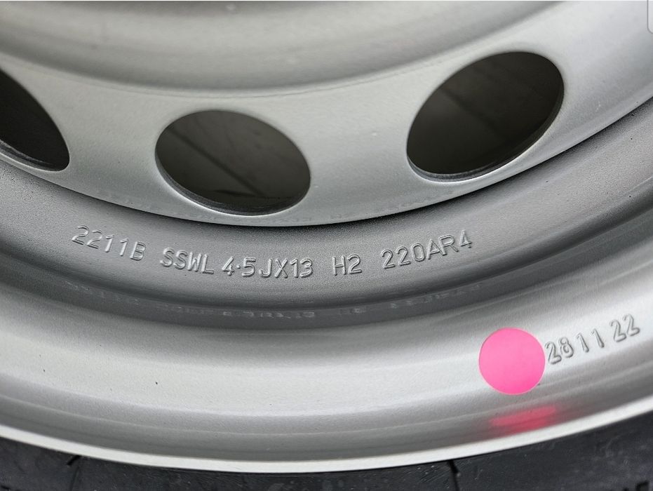 Roata 145/80 R13 79N, Anvelopa SECURITY pe Janta  5/67/112 ET30
