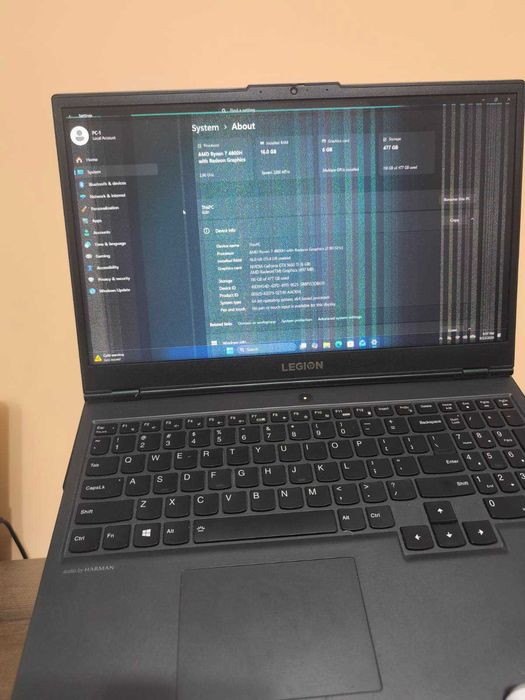 Лаптоп Lenovo Legion 5 + 21' Монитор