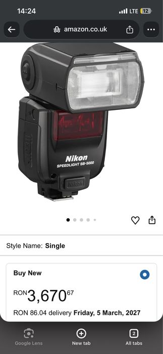 Nikon sb 5000 speedlight