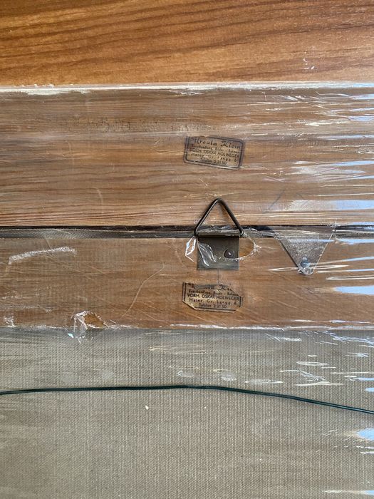 Tablou inramat ulei pe panza olanda 50/20 semnat