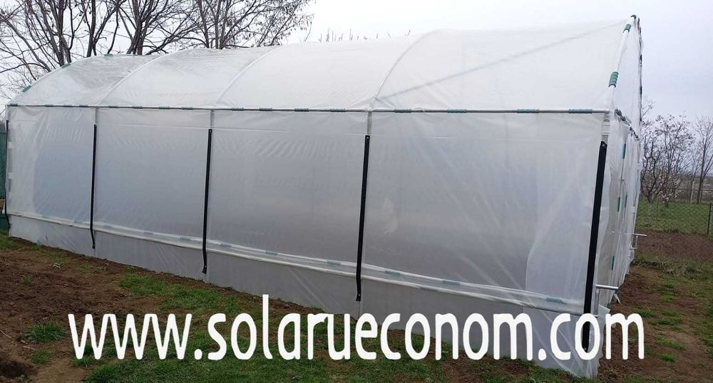 Solarii (sere) de gradina cu stuctura din teava zincata sau neagra