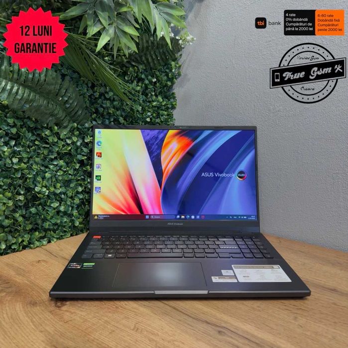 ASUS Viviobook Pro 15X OLED 2.8K AMD Ryzen 9 6900HX RTX 3060 SSD 1TB RAM 32GB DDR5 Black - GARANTIE 12 LUNI | TrueGSM