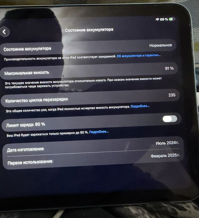 Планшет Ipad mini 2024