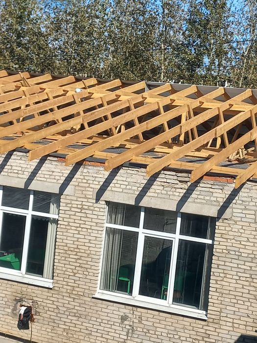 Том ёпиш(криша) шифер ишларини киламиз