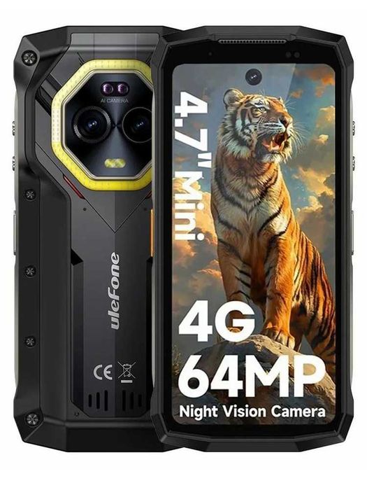 Ulefone Armor Mini 20 4G, 4.7" екран, 8GB RAM 256GB ROM с IP68 защита