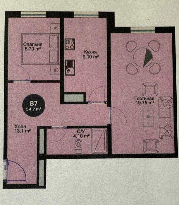 Новостройка Эко Бозор 2/1/6