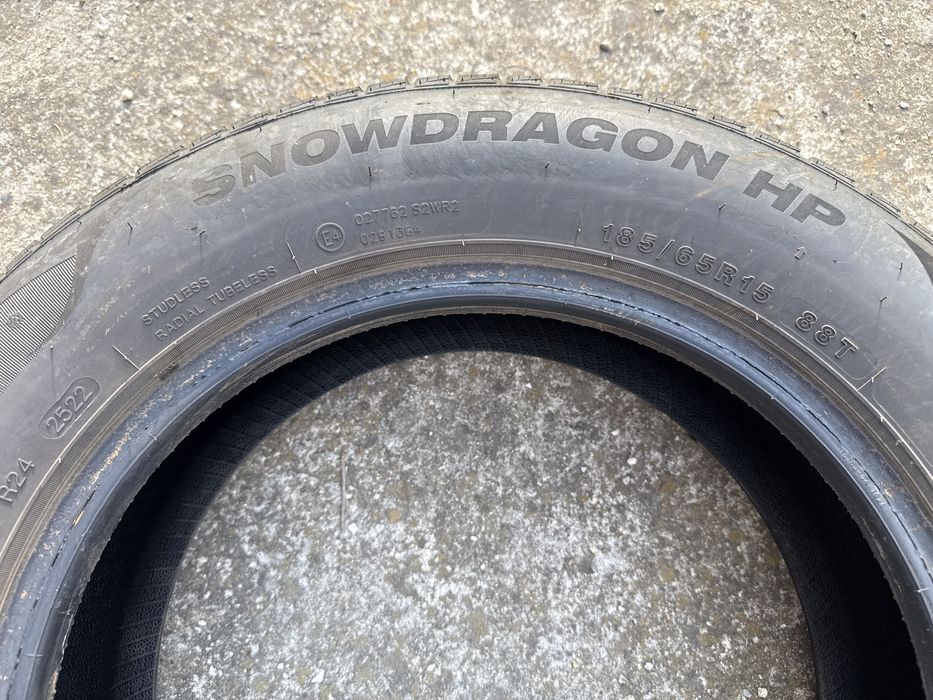 2бр. Зимни Гуми 185/65R/15 -IMPERIAL- DOT:2522- 6,9мм.