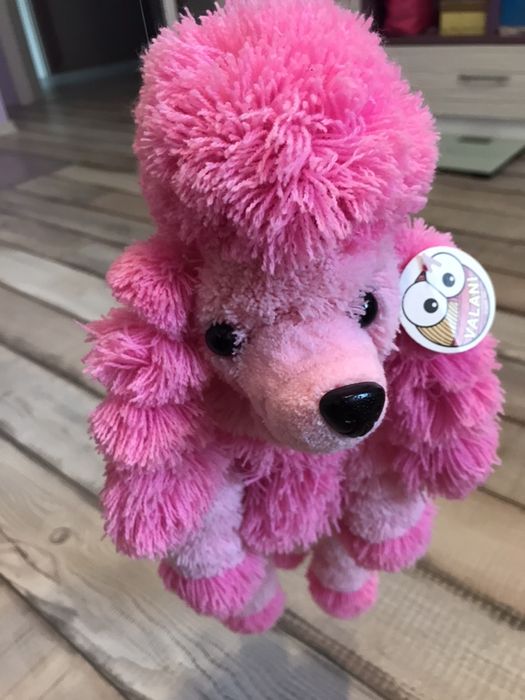 Пухкаво розово куче за куклен театър