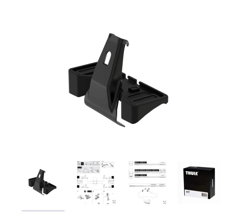 Picioare prindere thule evo clamp+ kit instalare  golf 7