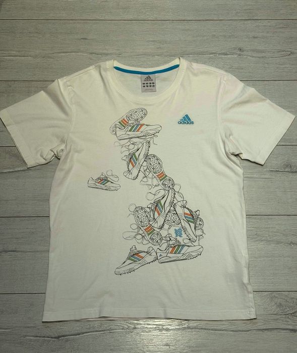 Бяла тениска Adidas