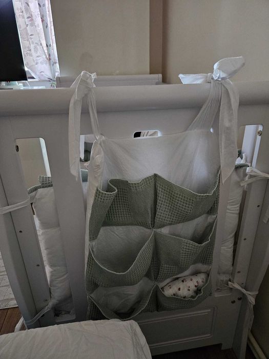 Patut bebe din lemn multifuncțional