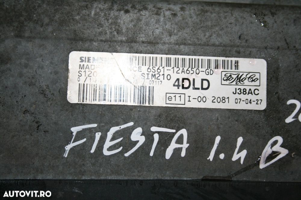 Calculator Motor Ford Fiesta Fusion 1.4 benzina Motor FXJA
