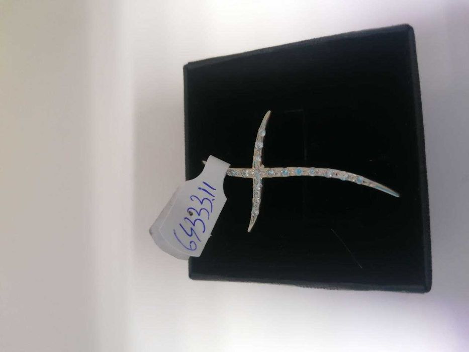 pandantiv aur alb 14k (m2) star amanet