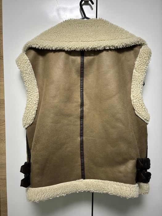 Елеци в размер XS-S - кожен елек Zara, елек каракул, естествен косъм