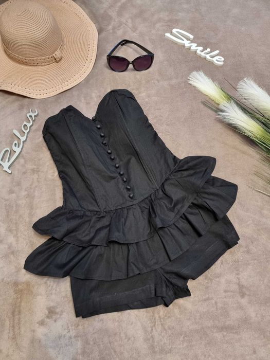 Salopeta cu pantalon scurt Derek Heart, marimea XL