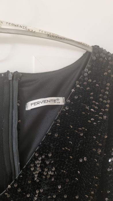 Rochie paiete Fervente negru 46