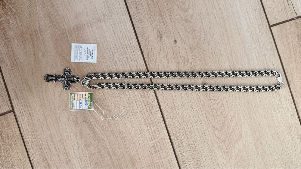 Продам цепочку и крест