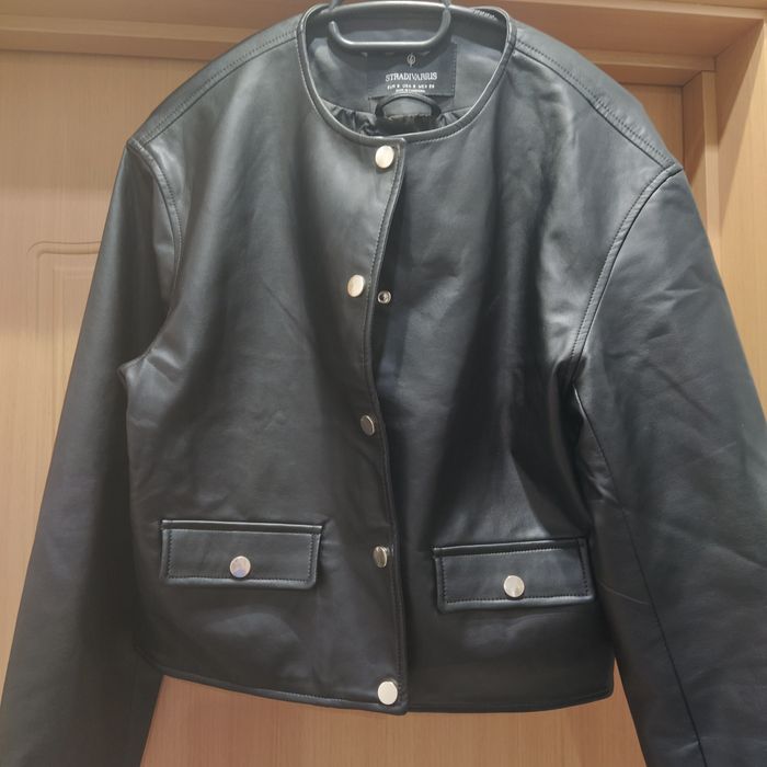 Дамско яке еко кожа