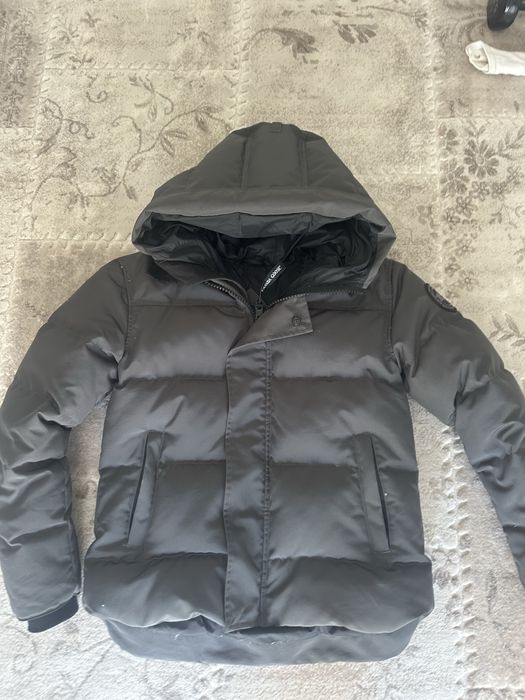 geaca canada goose macmillan parka gri marimea S noua