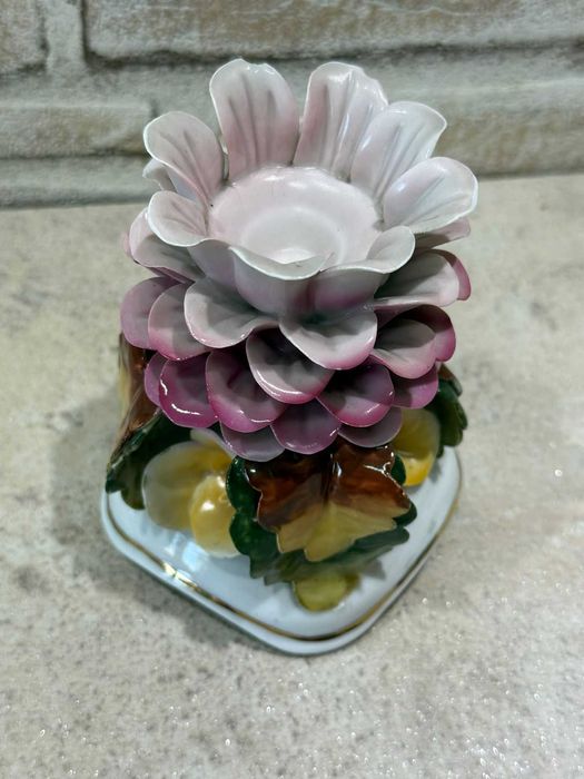 Suport din portelan lumanare pastila