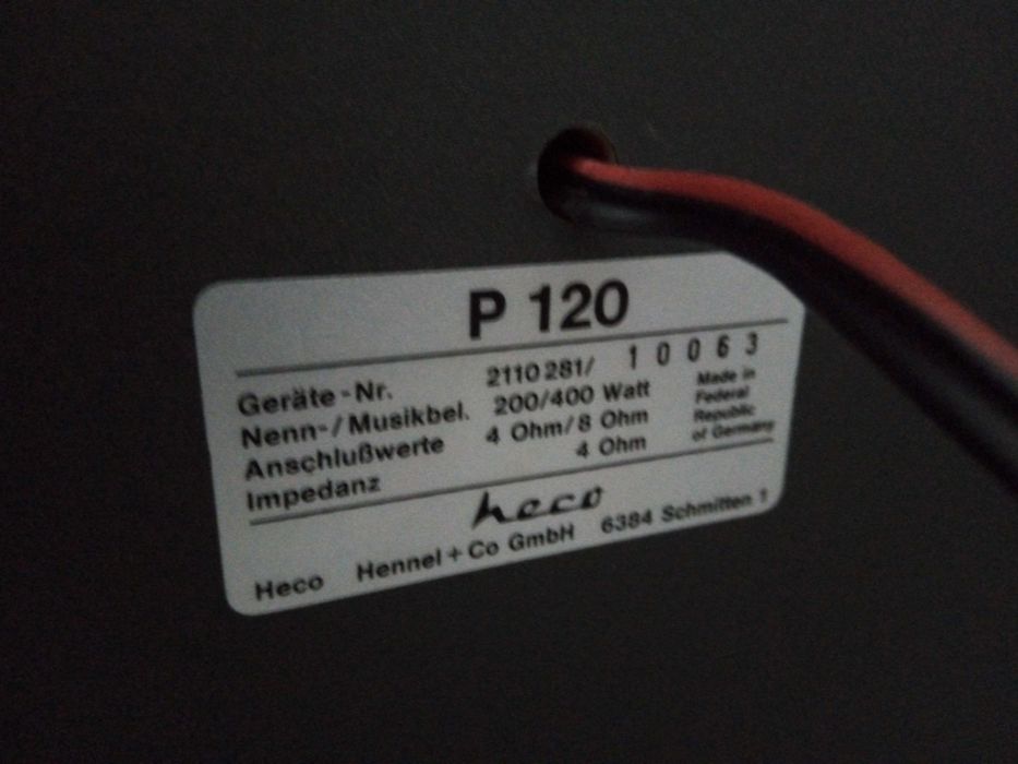 Heco P120 топ модел тонколони