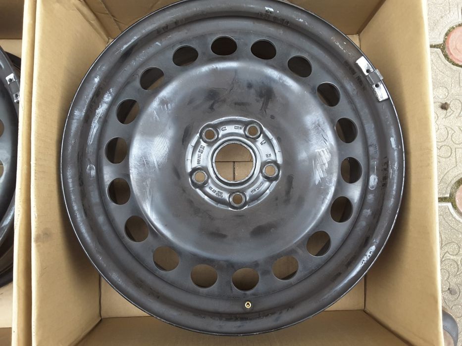 jante tabla 17; 5x112; originale Vw Tiguan + capace originale