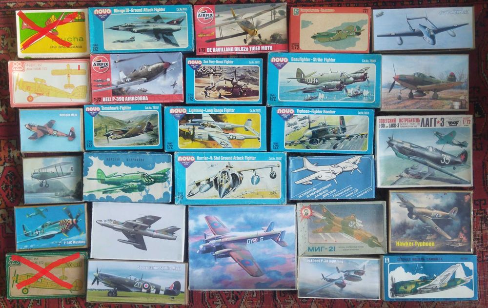 сборная модель самолёта E.E.Lightning 1/72 NOVO РАРИТЕТ СССР!