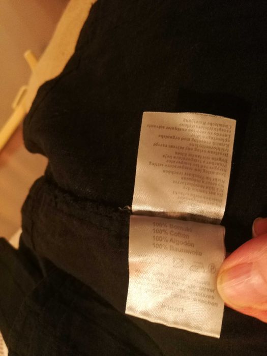 Sacou negru bumbac (L)