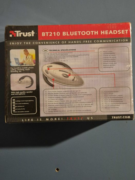 Ocazie ! Cască Bluetooth Trust BT210 concepută pentru comunicații hands-free