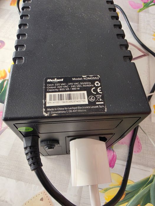 Ups micropower 800 (800va/480w) rebel