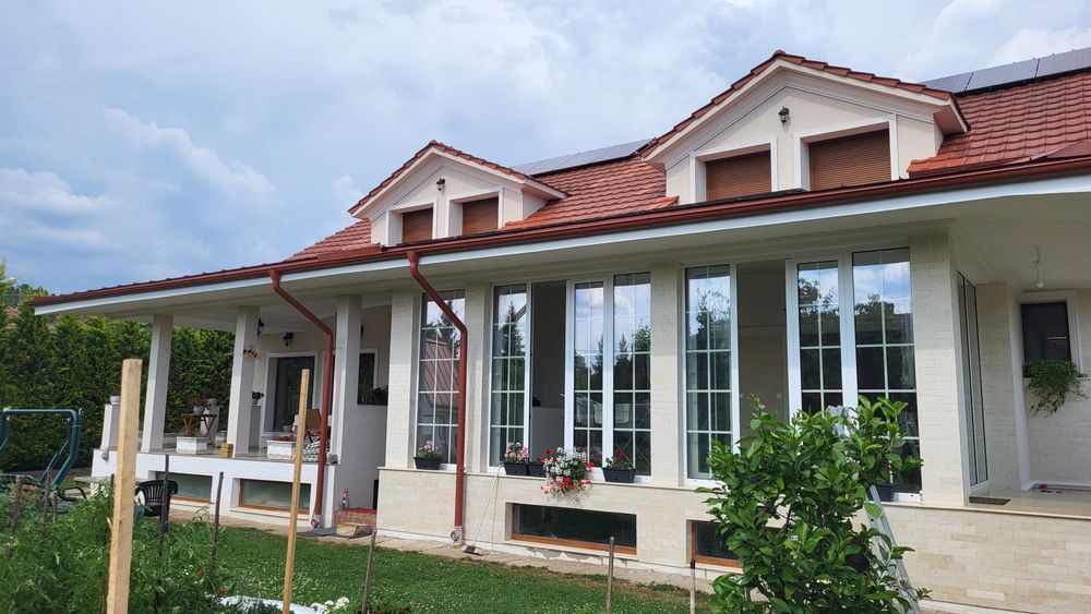 Jgheaburi și burlane cărămiziu
