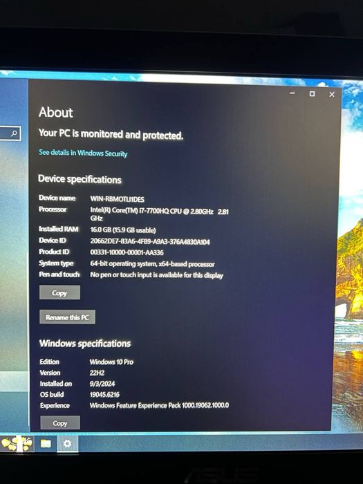 Asus Vivobook. Core i7