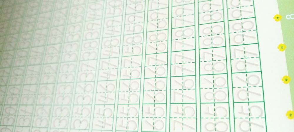 Пропись с цифрами